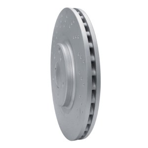 Mercedes-Benz CLK55 AMG Brake Rotor (1) - Front - R1 Concepts - GEOSPEC Coated Rotor - Drilled - `03-`07